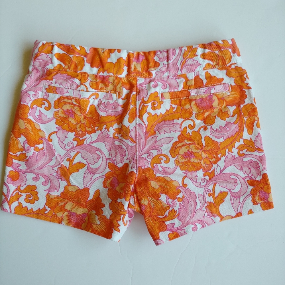 SOLD...Janie and Jack Orange / Pink Girls Outfit 5 - Picture 4 of 8